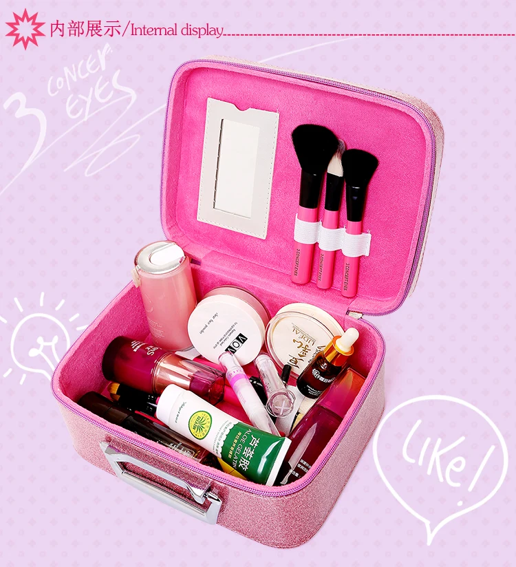 Косметичка forMakeup для женщин Мода организатор косметичка квадратная коробка путешествия мыть сумка для хранения