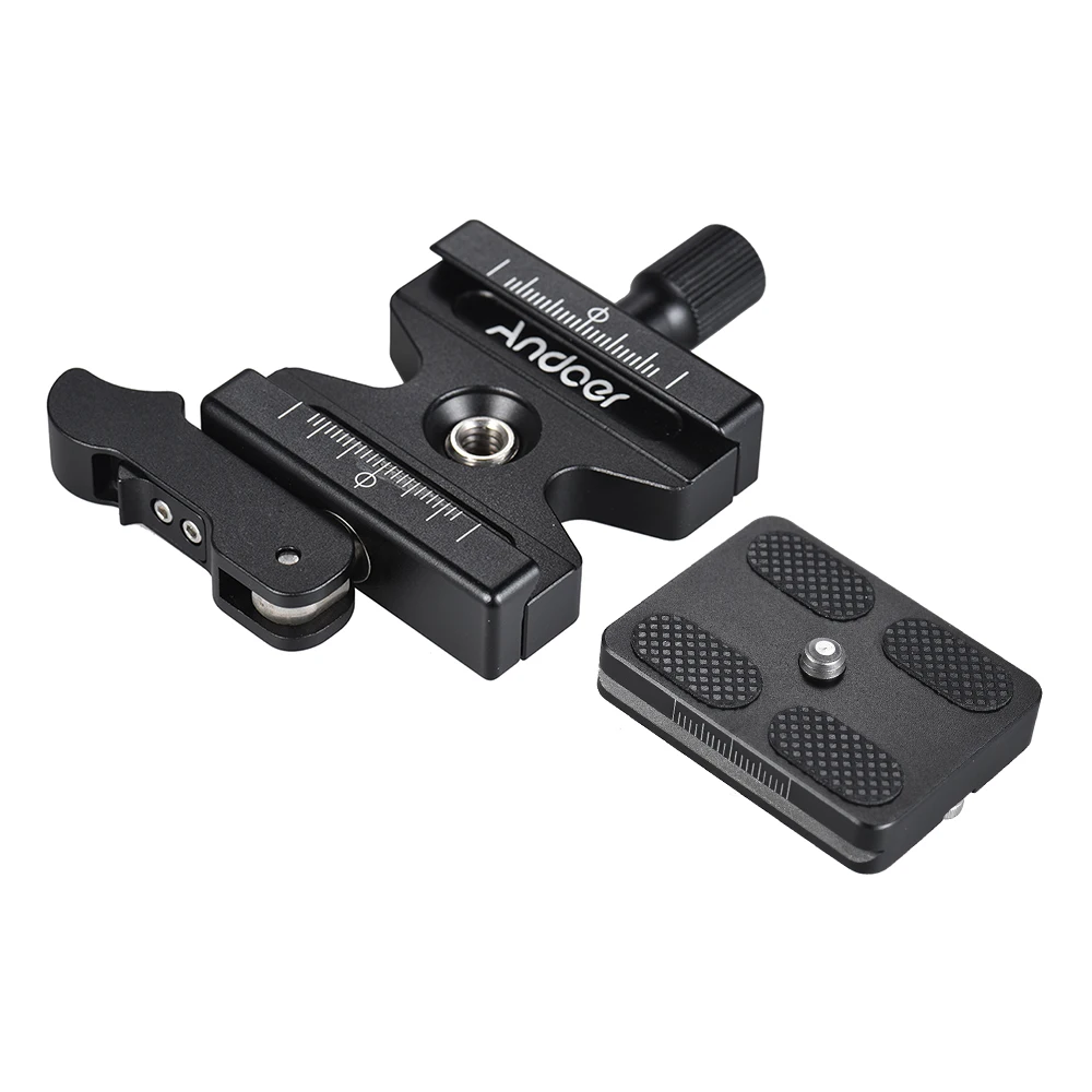Andoer CL-50LS алюминиевый сплав Quick Release Plate& amp для Arca Swiss Quick Release пластина шарик головка штатива