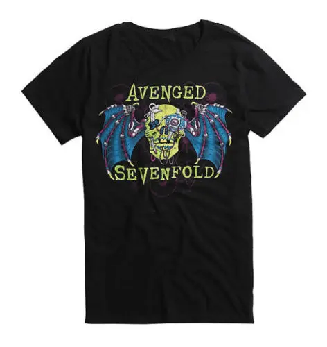 Avenged Sevenfold A7X BIONIC DEATHBAT футболка Мужская 2019 Модная брендовая 100% хлопковая с круглым