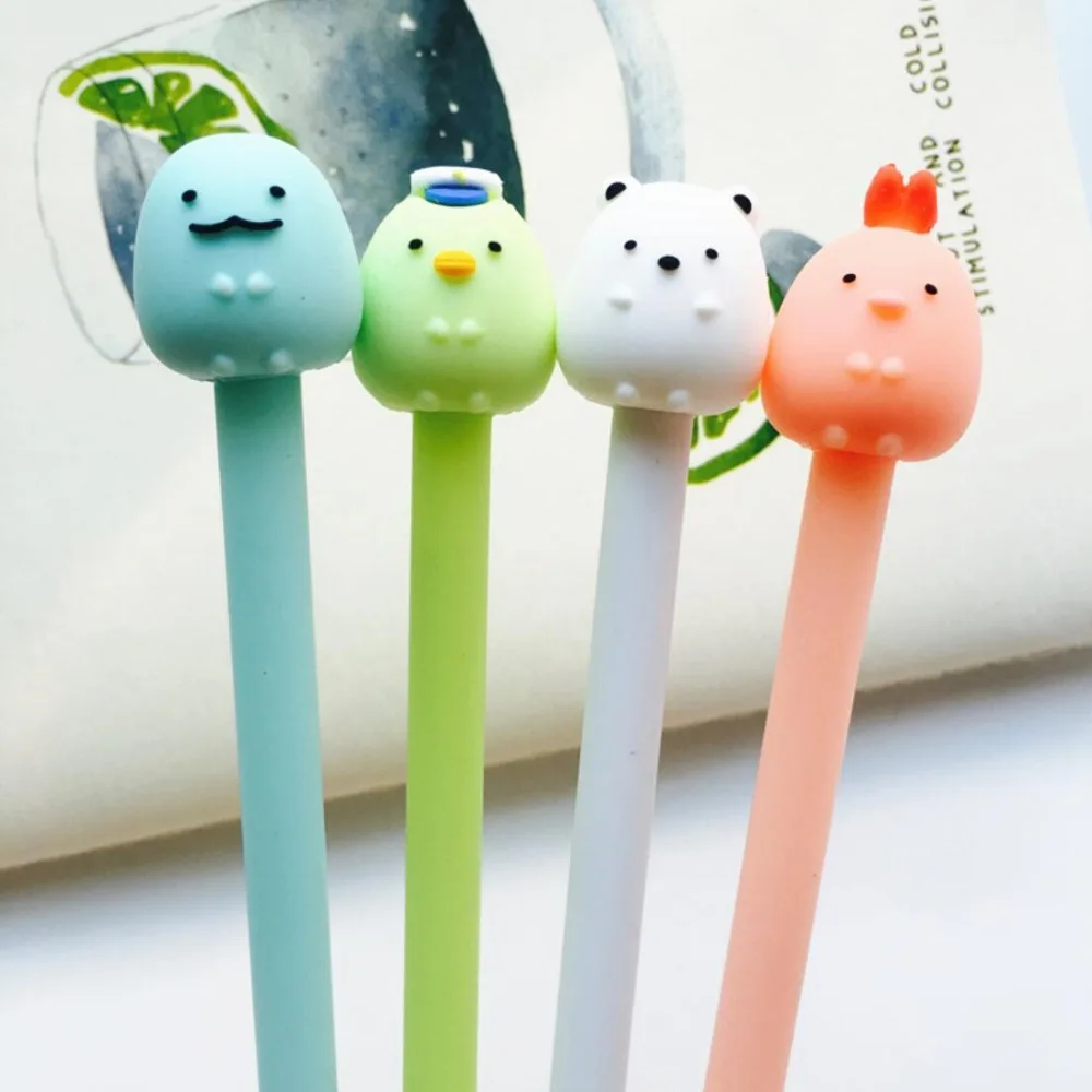 4 шт./партия Милая авиакомпания Sumikko Gurashi гелевая ручка подпись ручка Escolar Papelaria школьные офисные принадлежности рекламный подарок