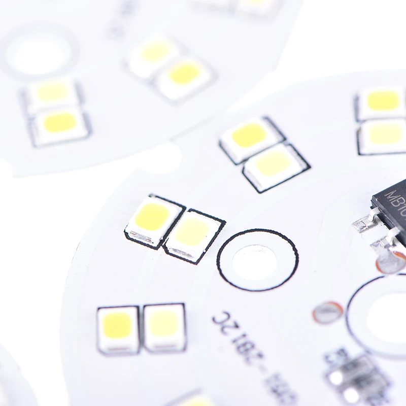 1 шт. 2835 SMD 3 Вт 5 7 9 Светодиодная панель для потолка + 220 В Светодиодный источник