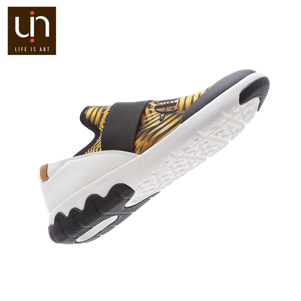 UIN Золотой пляжный отдых дизайн Для женщин кроссовки дышащая мягкая обувь без
