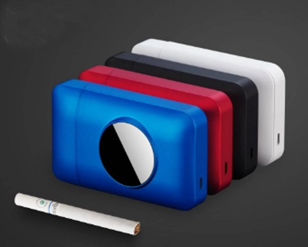 USB Зажигалка чехол для 20 сигарет - Цвет: Random delivery