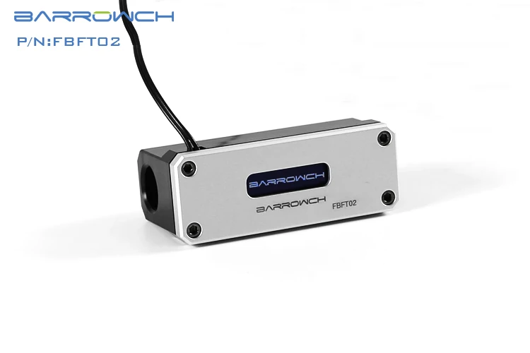 BARROWCH цифровой дисплей водяного охлаждения использовать термометр OLED черный серебристый красный золотой