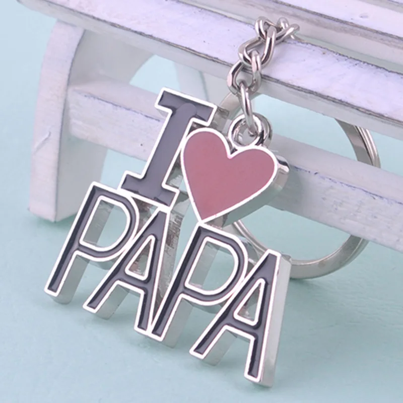 Брелок Я люблю маму и папу подарок на день матери отца | Украшения аксессуары