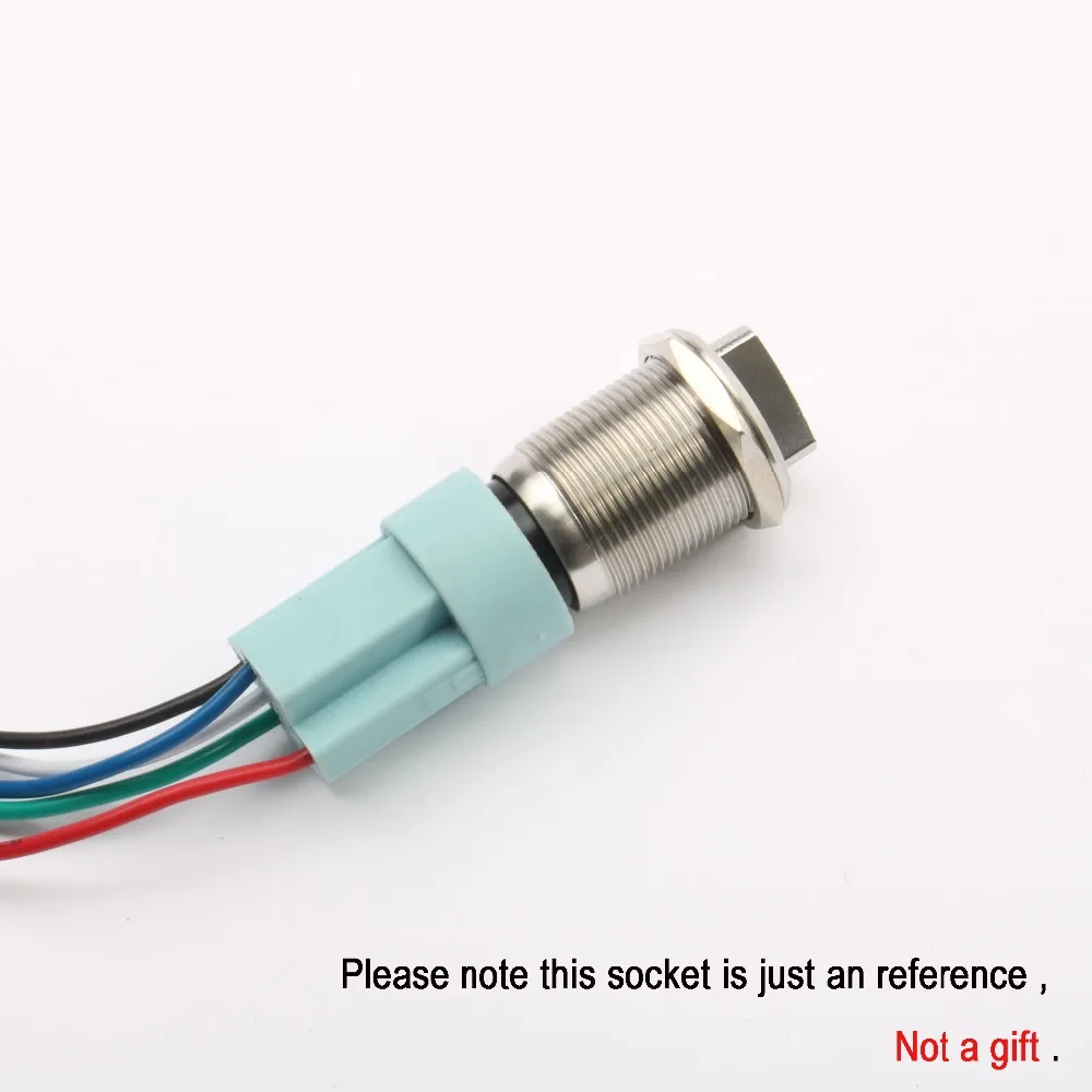 19mm metal Brass nickel plating push button switches Rotate buttons for machine Auto without LED | Обустройство дома