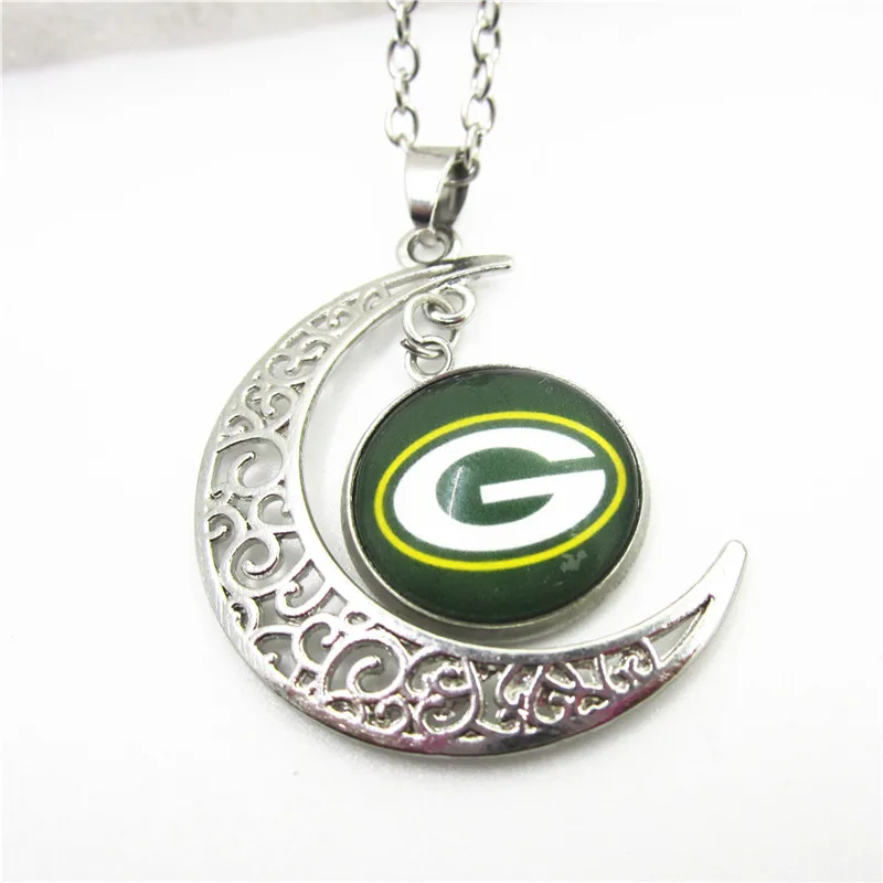 Новое поступление 10 шт./лот Moon Американский Packers Цепочки и ожерелья подвеска