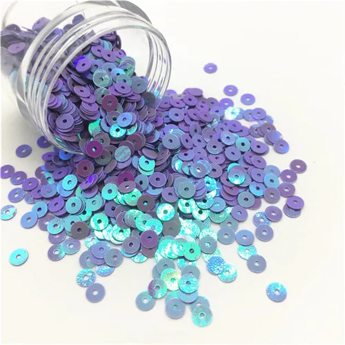 AB purple 2000 шт 4 мм блестки плоские круглый из ПВХ свободные блестки ремесла блестки швейная одежда асессуары для украшения DIY Lentejuelas Para Coser - Цвет: AB purple