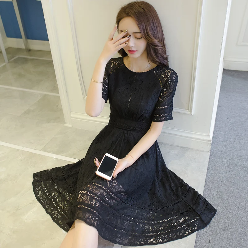 Новинка 2017 женская элегантная Сексуальная кружевная прозрачная туника