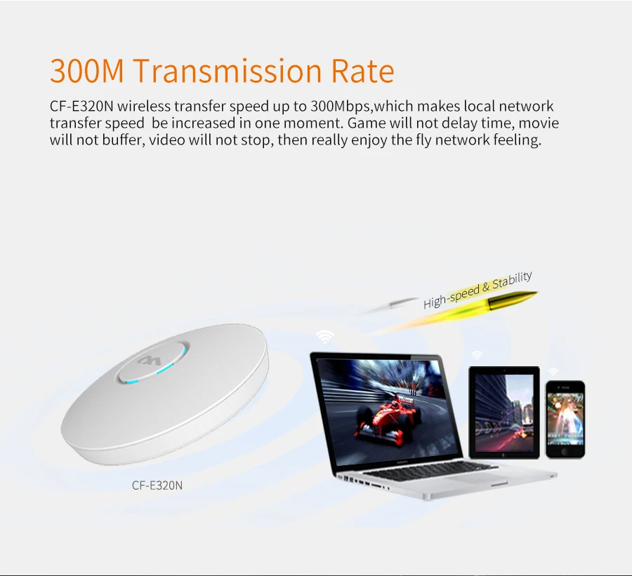 300 Мбит/с CF-E320N V2 беспроводной домашний Wifi репитер 2,4 г Wifi роутер усилитель сигнала открытый wtt усилитель AP