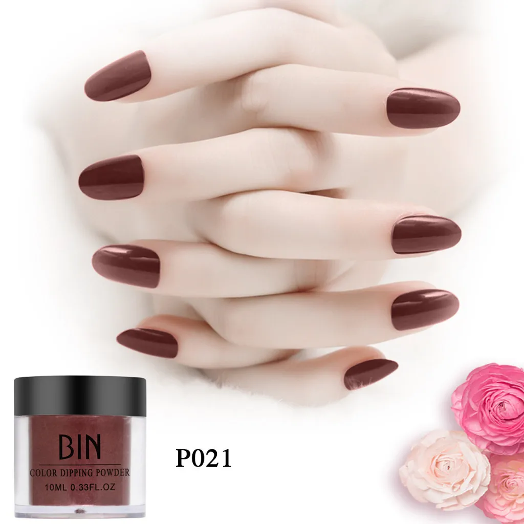 

7PCS Nails Dip Powder Without Lamp Cure Natural Dry Nail Art Powder with Brush 5.23