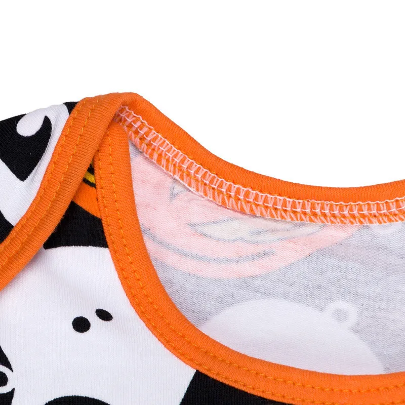 2017 Хэллоуин Одежда для малышей Комплект черного цвета одежда с длинным рукавом