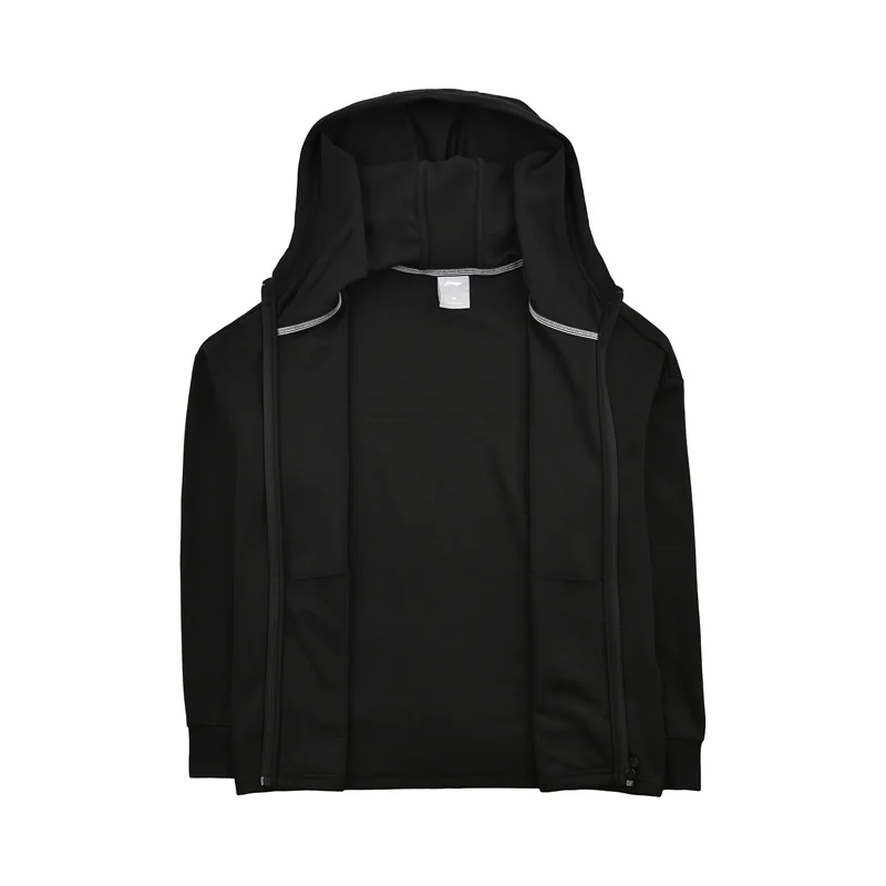 Li-Ning Women The Trend Hooded Jackets 87%Cotton 13%Polyester Loose Fit Comfort Jacket LiNing Sports Hoodies AWDN646 CJAS18 | Спорт и