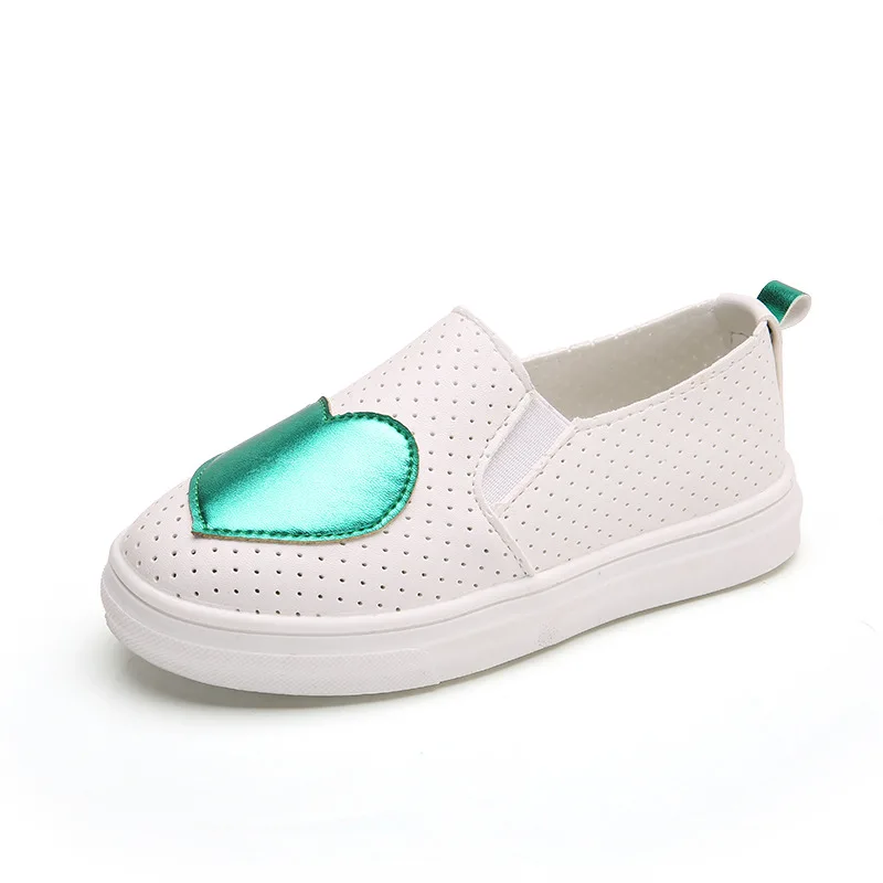 CUZULLAA Kids Breathable Fashion Sneakers Shoes For Boys Girls Spring Summer Slip-on Heart Decoration Casual Size 21-36 | Детская одежда