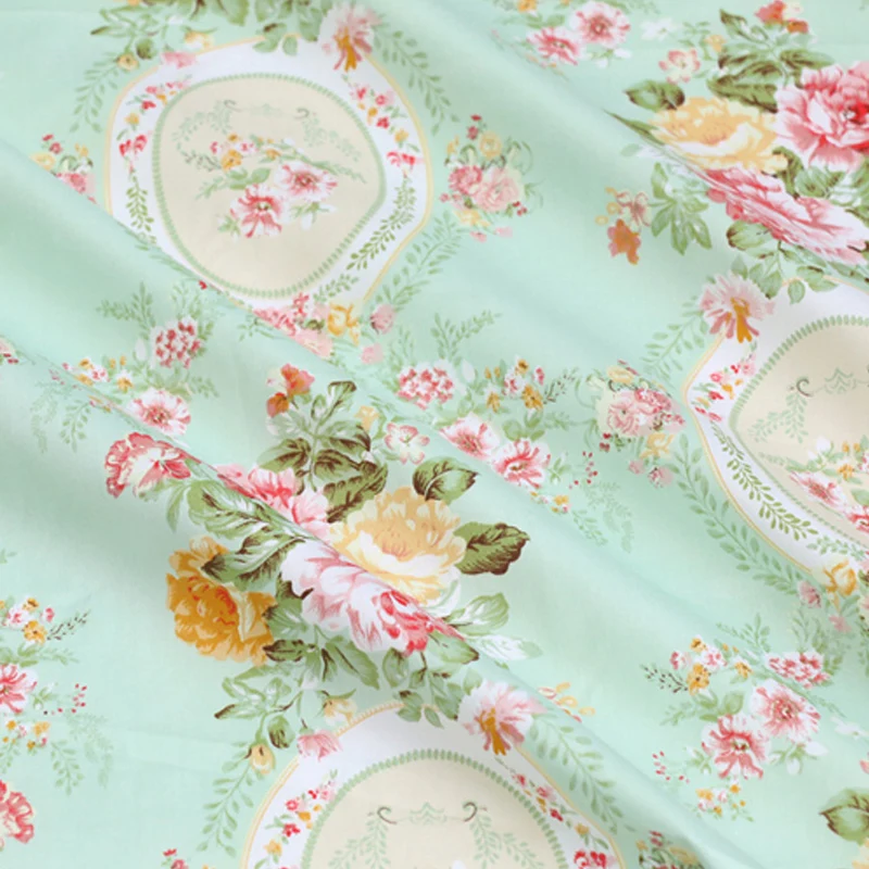 2017 4 шт. 20*25 см хлопковая ткань пэтчворк для шитья лоскутного и рукоделия с принтом