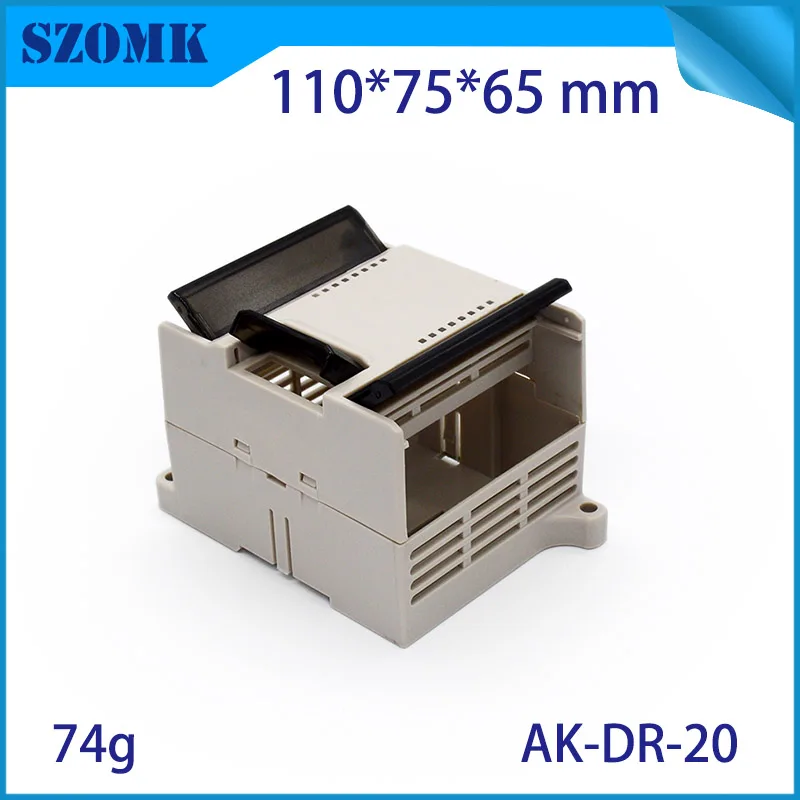 

Пластмассовая ip 67 Электроника din rail diy project pcb корпуса 110x75x65 мм