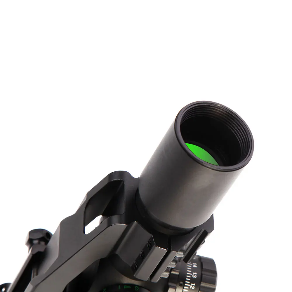 Оптический прицел LUGER 1 5 4x30 тактический оптический с подсветкой RGB сетка мил дот