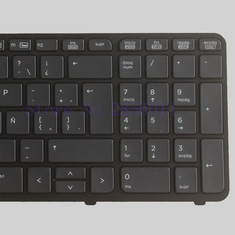 Латинский Новый ноутбук клавиатура для hp павильон Zbook 15 17 733688 161 черный с задней