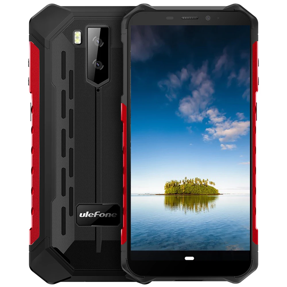 Ulefone Armor X3 3g смартфон 5 дюймов Android 9 0 MT6580 2 Гб ОЗУ 32 ПЗУ 8 МП + Мп задняя камера