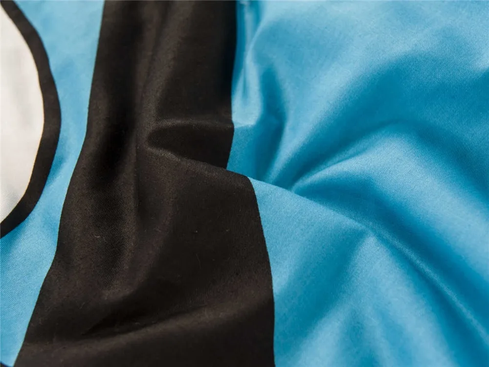 Голубое летнее стеганое одеяло с Микки и Минни Маус для маленьких мальчиков