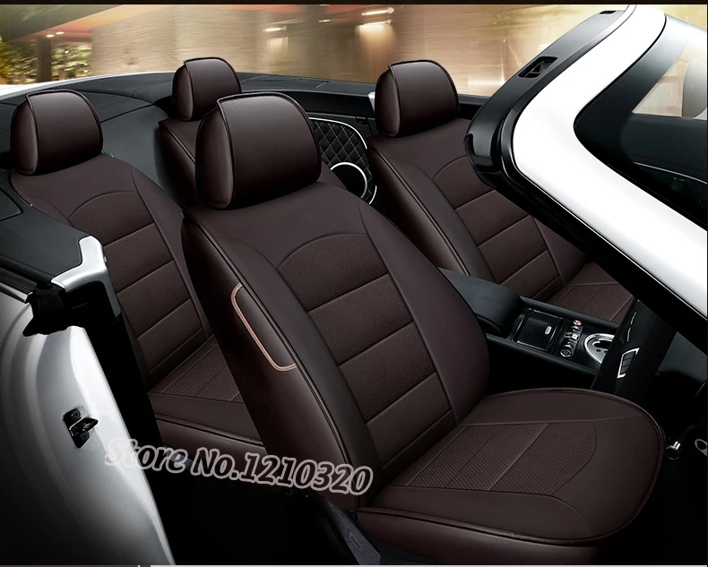 AUSFTORER покрытие из воловьей кожи для Land Rover Range Rover Sport чехлы на сиденья для автомобилей Кожаная подушка сиденья аксессуары 2006