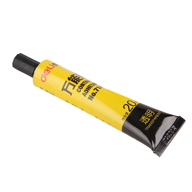 Универсальный контактный клей для образцов 20 мл прозрачный водостойкий кожа