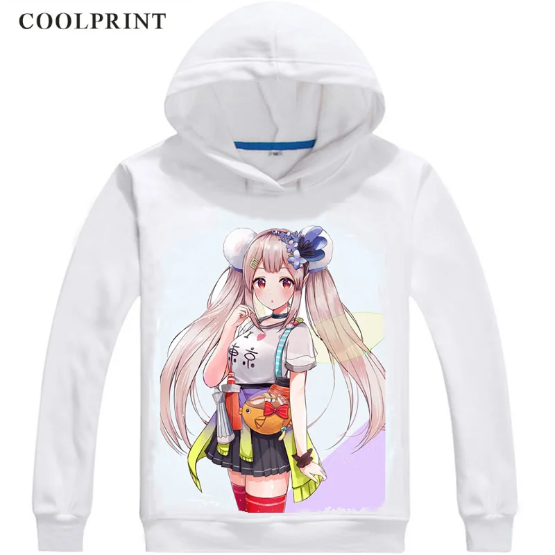 Худи с капюшоном Elf no Elu Noel виртуальный ютуберь Vtuber искусственный интеллект худи