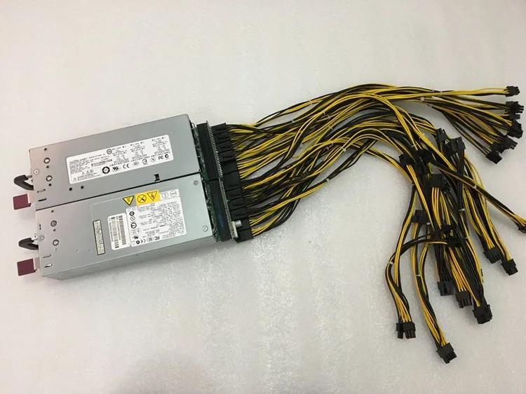 Серверный блок питания для Φ A 1000 Вт с 6pin до 6 + 2pin адаптер коммутационной платы