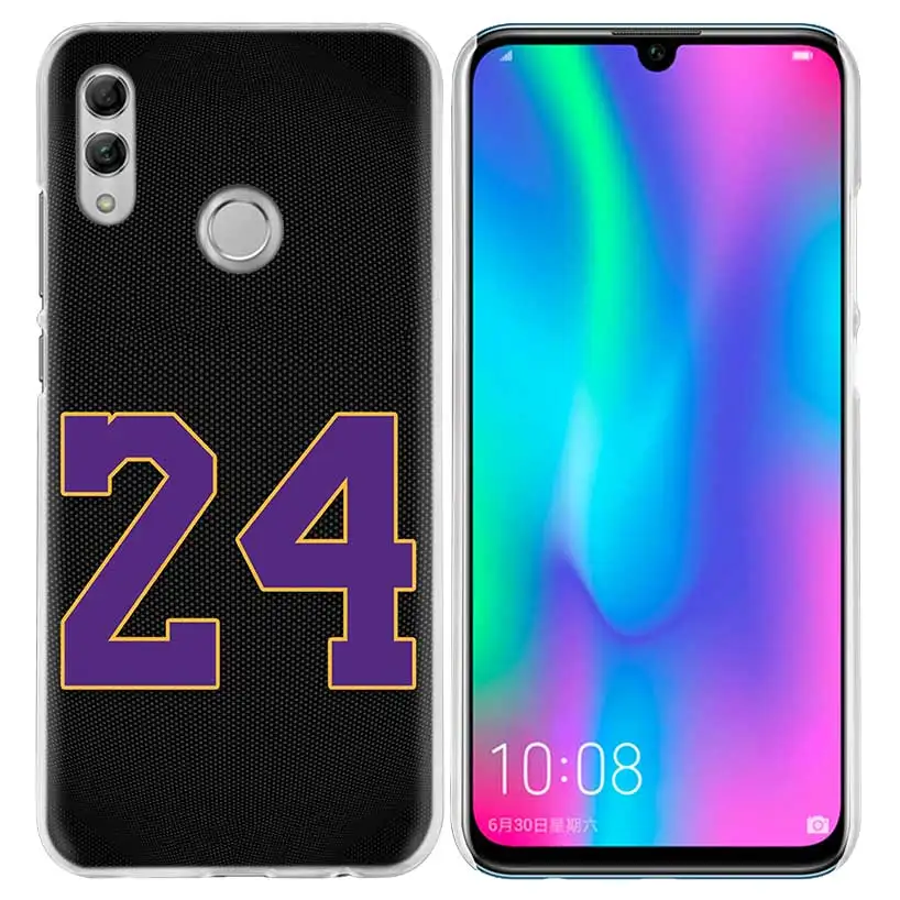 06 Баскетбол 23 24 номер чехол для huawei Honor 8X Y9 20 9 10 Lite Play 8C 8A Pro V20 20i Y6 Y7 Y5 жесткий чехол из ПК для телефона Casos - Цвет: 06