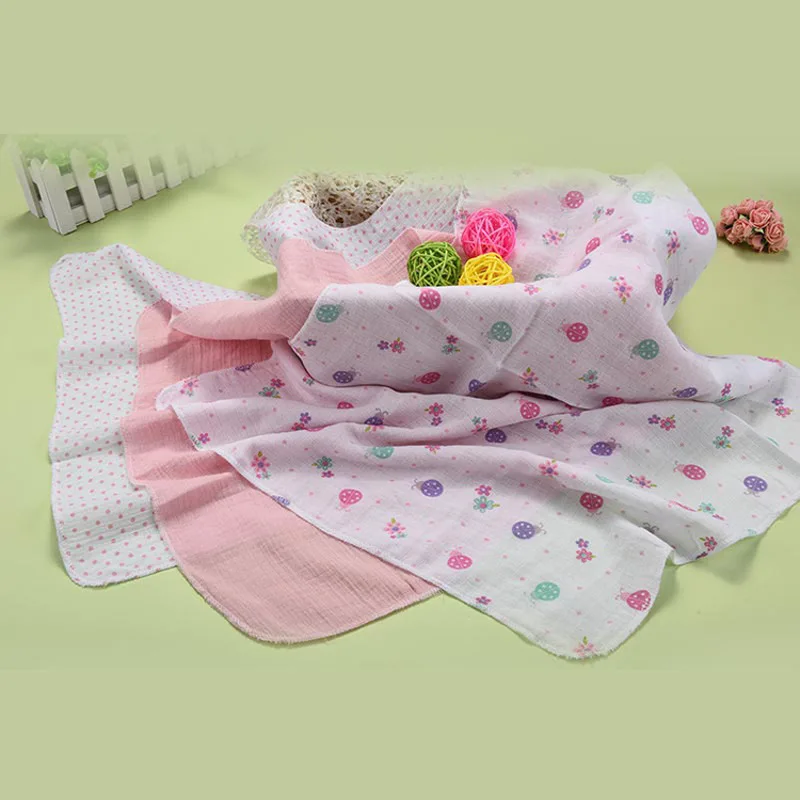 Детские подгузники из муслина хлопковые многоразовые для новорожденных мягкие