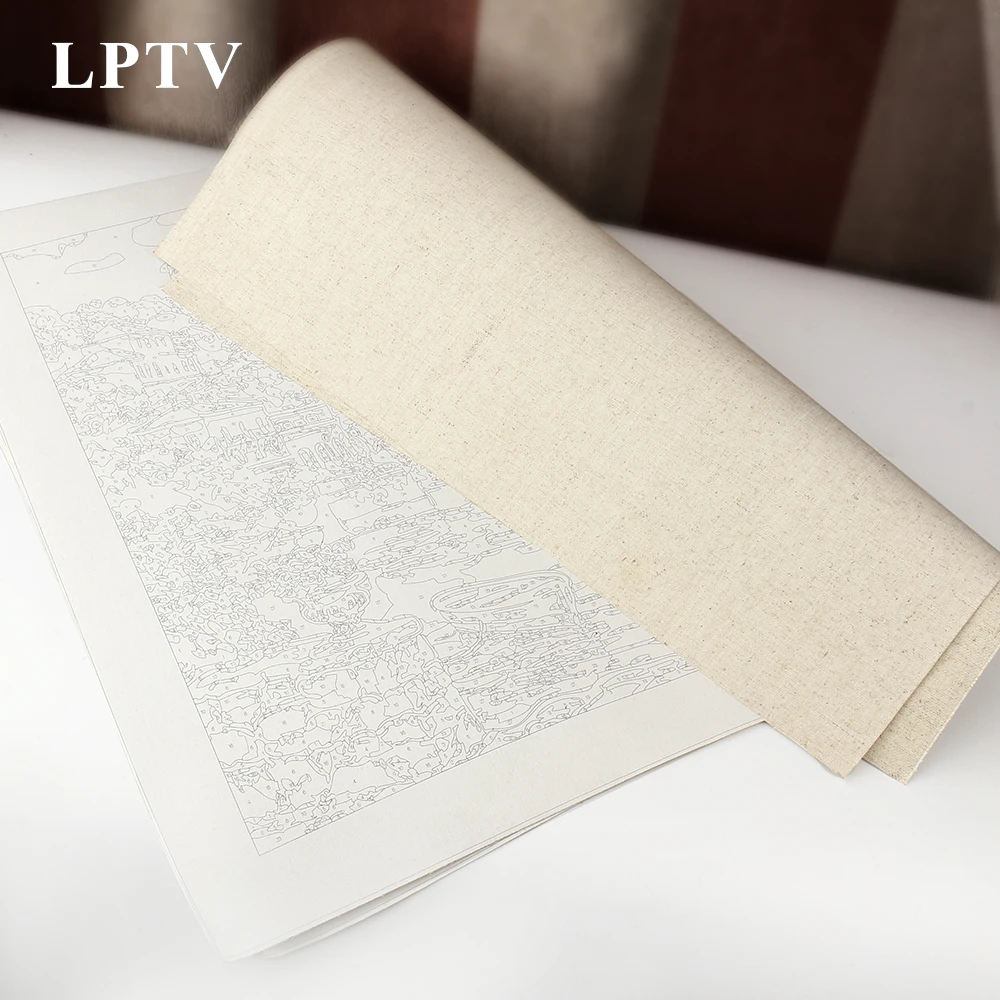 Абстрактное искусство птицы краска ing по номеру упаковка ручная роспись без