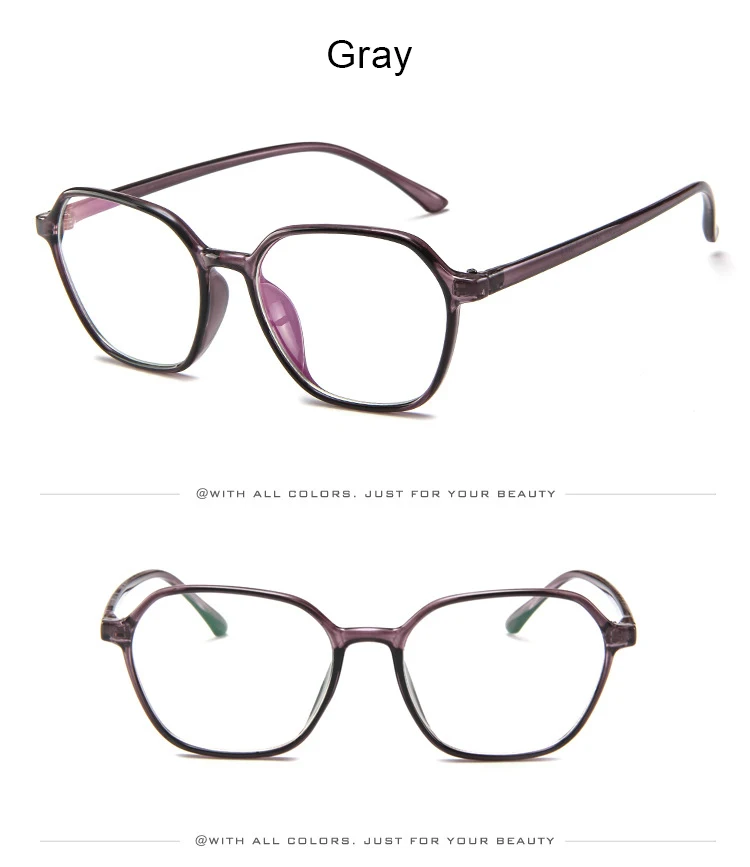 KOTTDO New Retro Glasses Frame Fashion Computer Glasses Frame Polygonal Glasses Frame Prescription Eye Glasses Frame Women