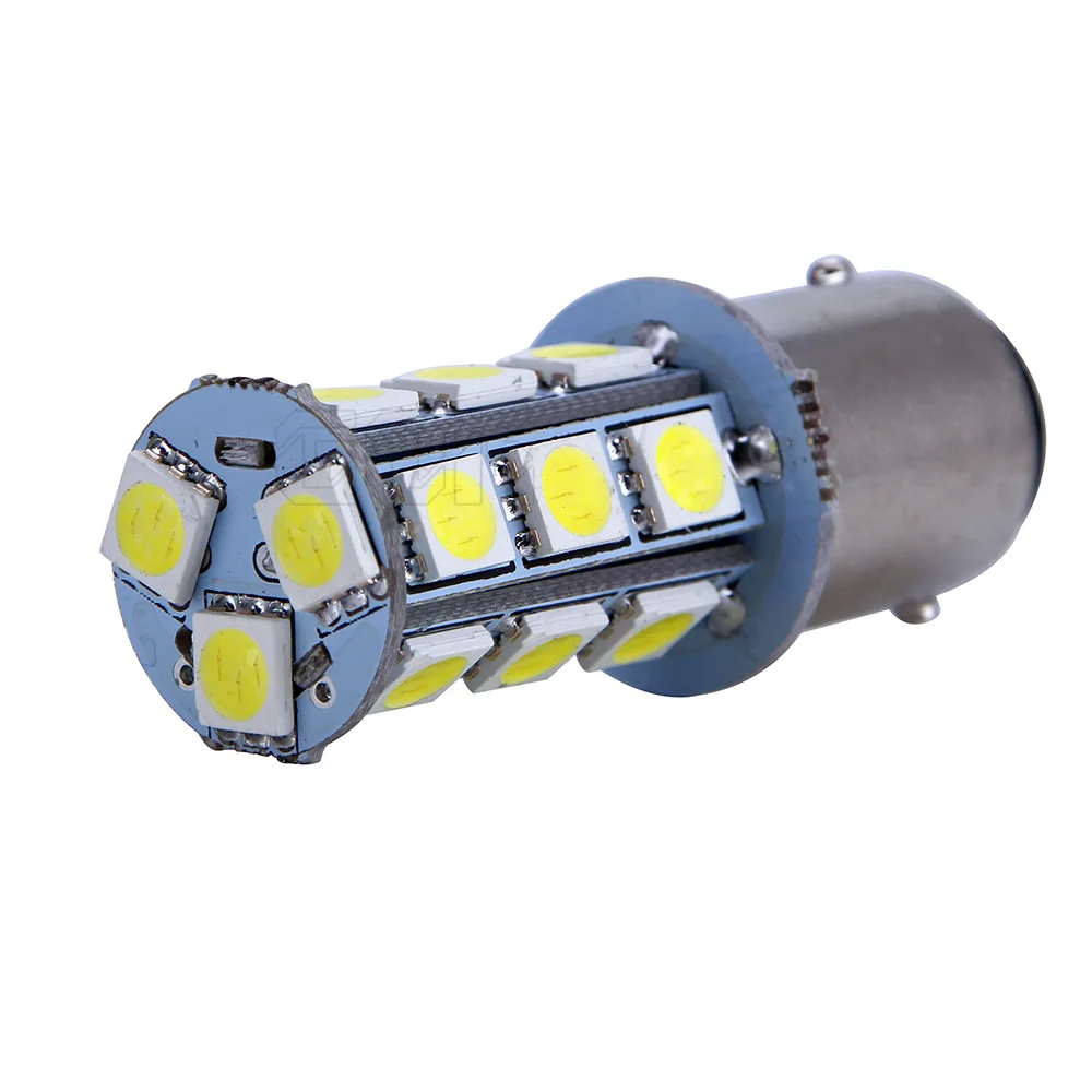 10 шт. 1142 BA15D 18 SMD 5050 led 1157 1156 задний фонарь поворота белые светодиодные