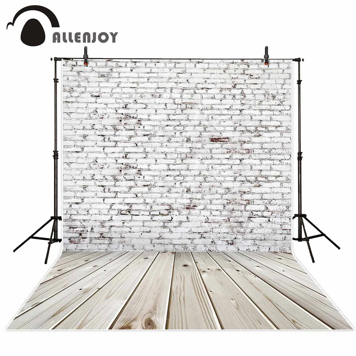 Allenjoy виниловые фоны для фотосъемки белый классический винтажный кирпичная стена