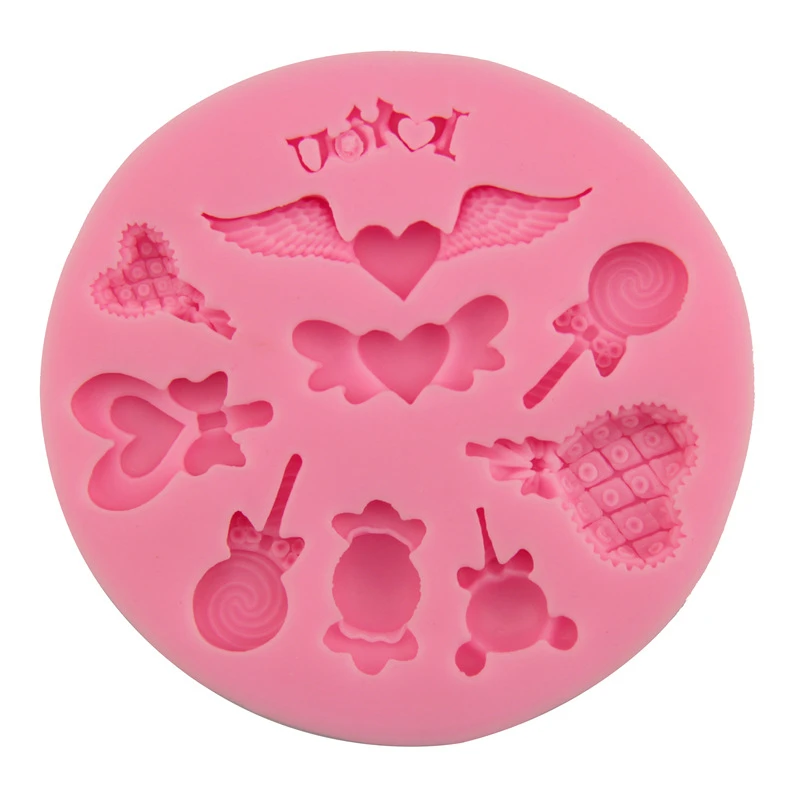 Silicone Soap Mold 3D Wedding Love Fondant Candle Moulds Savon DIY Handmade Craft Making Forming Chocolate Decorating Tools | Дом и сад