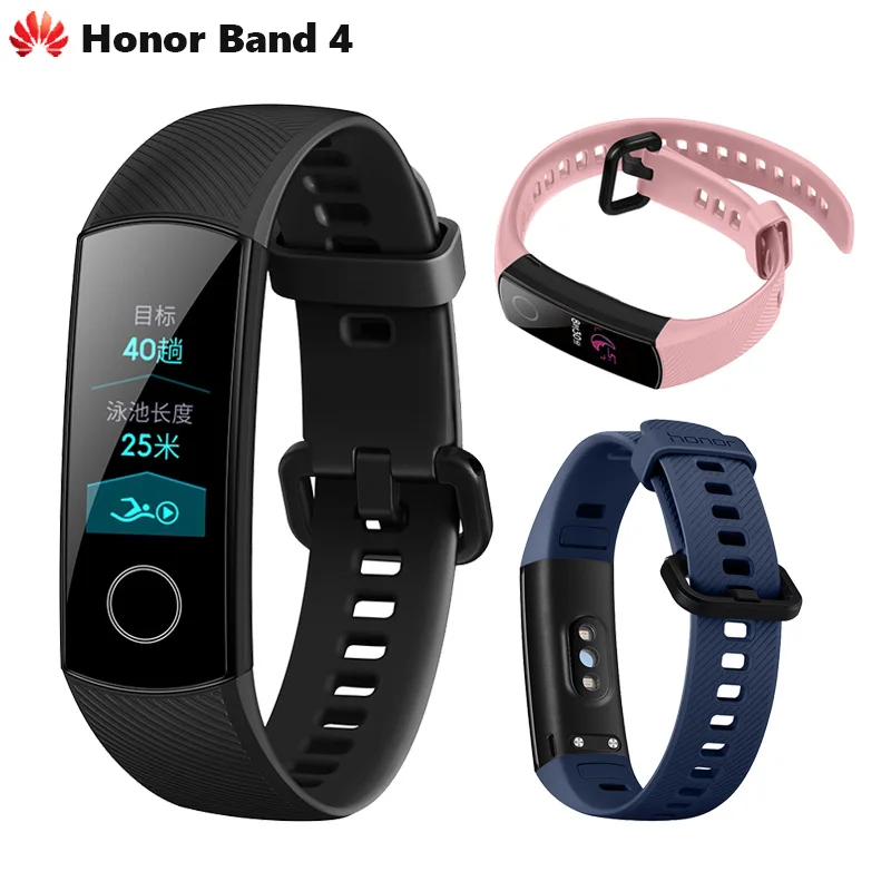 Оригинальный Смарт-браслет Huawei Honor Band 4 стандартная версия цветной экран