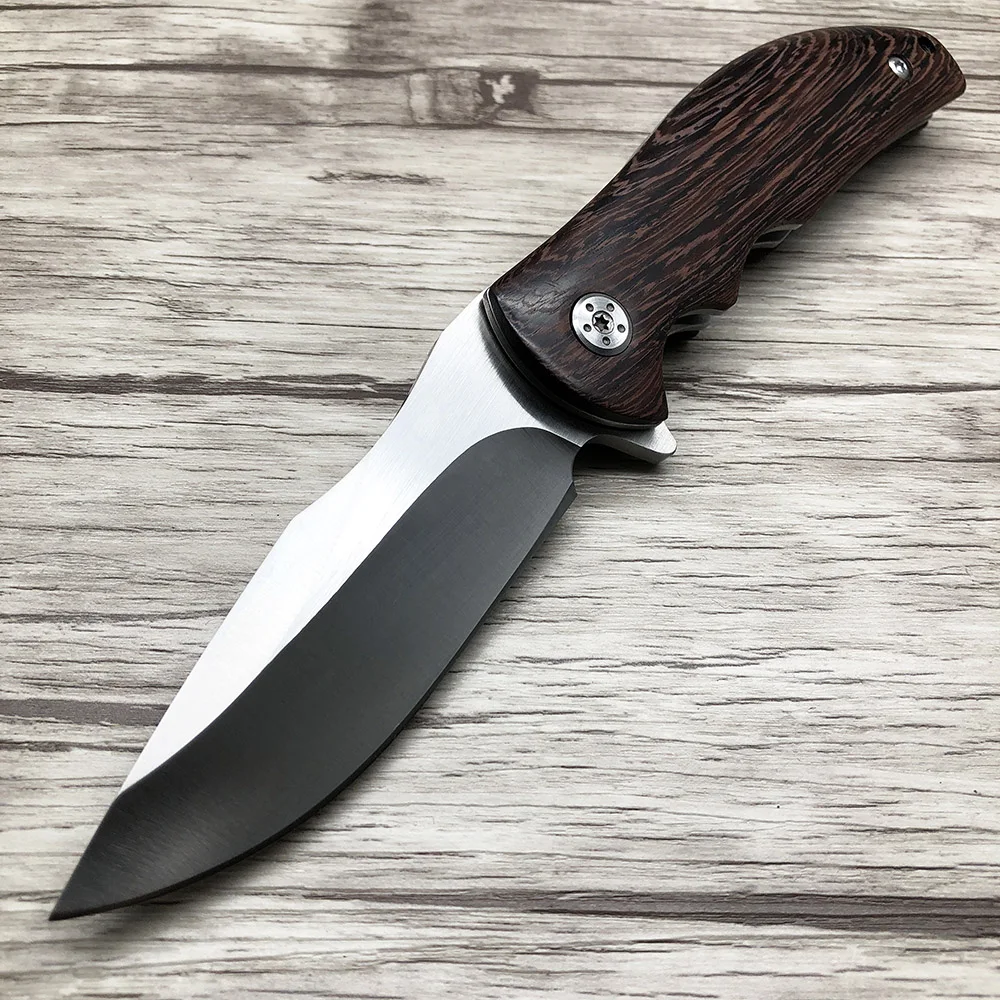 Тактический складной нож ZZSQ ZT0606 карманные походные ножи с деревянной ручкой G10