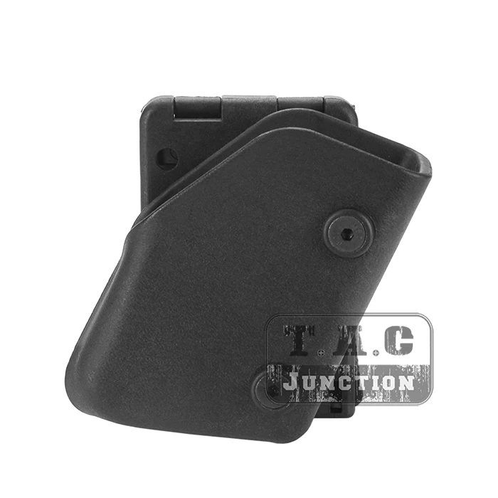 IPSC сумка для запасного магазина USPSA IDPA соревнование по стрельбе Регулировка мульти-угол быстрая ничья стрелок Пистолетная обойма Speedmag - Цвет: black