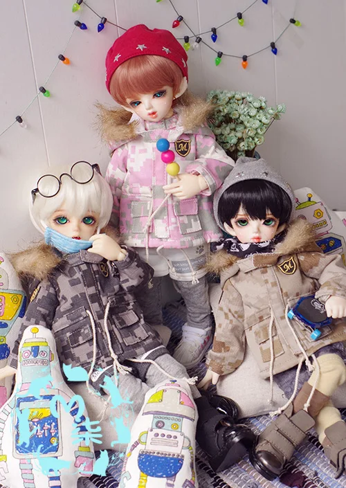 1 шт. аксессуары для кукол MSD BJD пальто куклы 1/6 1/4 BJD одежда