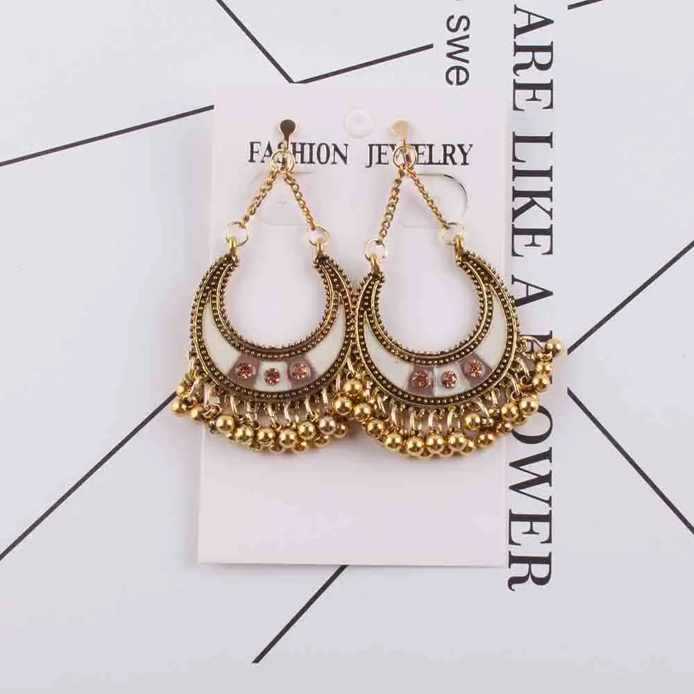 JIOFREE,, модные, 3 цвета, Boho, клипсы, серьги для женщин, ювелирное изделие, Ретро стиль, длинные серьги, богемный стиль, клипсы, серьги, бижутерия