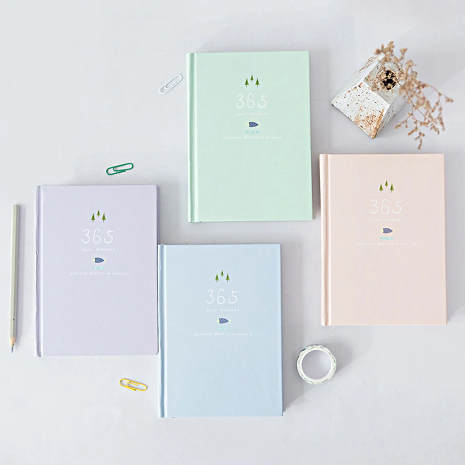 Каваи милый цветок 365 ежедневно еженедельно ежемесячный планировщик расписания