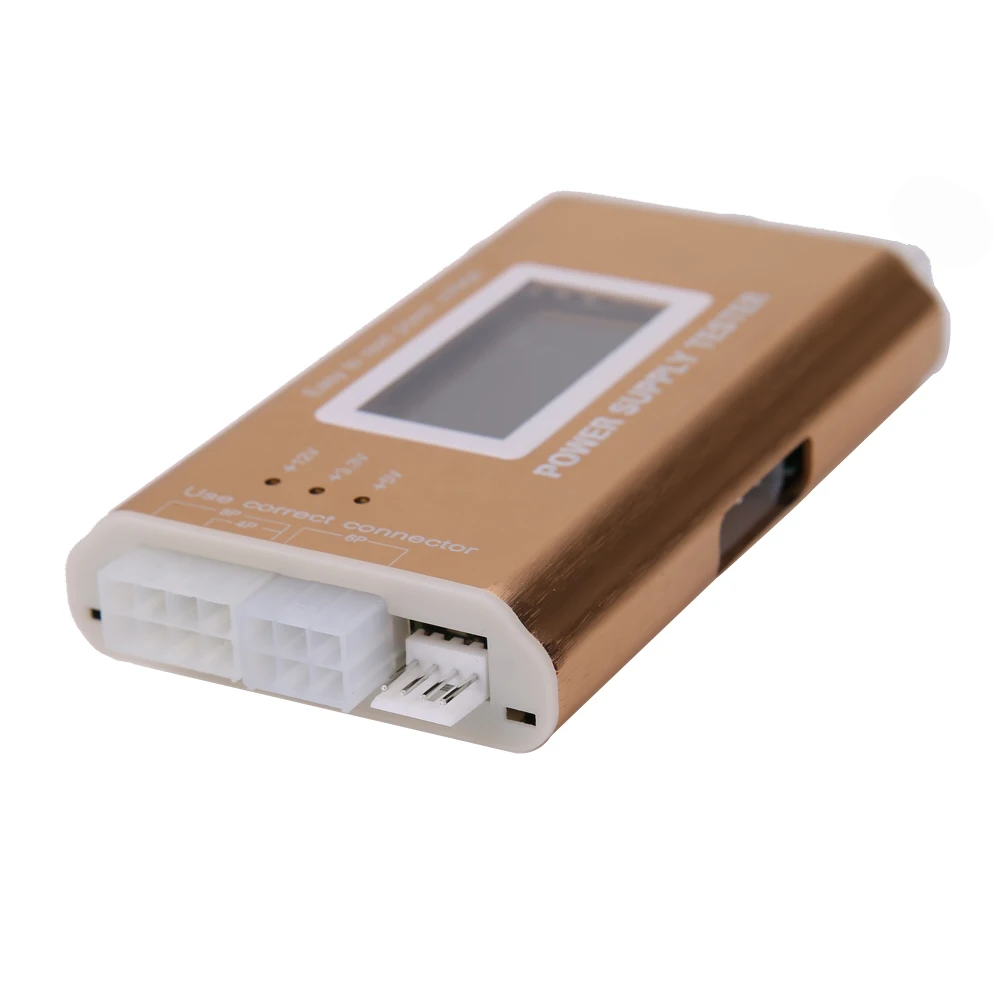 Цифровой ЖК-ПК напряжение тестер 20/24 Pin 4 PSU ATX BTX ITX SATA HDD жесткий диск PCI-E графика питание надежный тестер напряжения