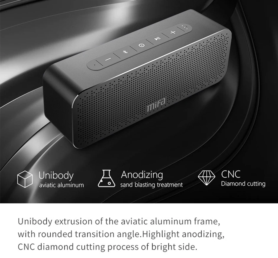 MIFA портативный Bluetooth динамик беспроводной стерео звук Бумбокс динамик s с микрофоном Поддержка TF AUX TWS