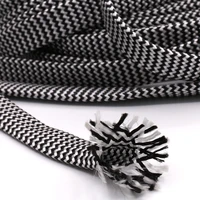 10m pp yarn braided sleeving white black 7 12mm insulation braided sleeving cable wire gland cables protection