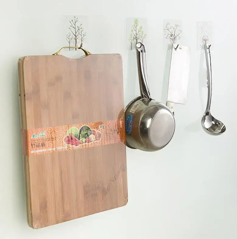 Настенный крючок из нержавеющей стали 4 шт. сверхмощный Многофункциональный