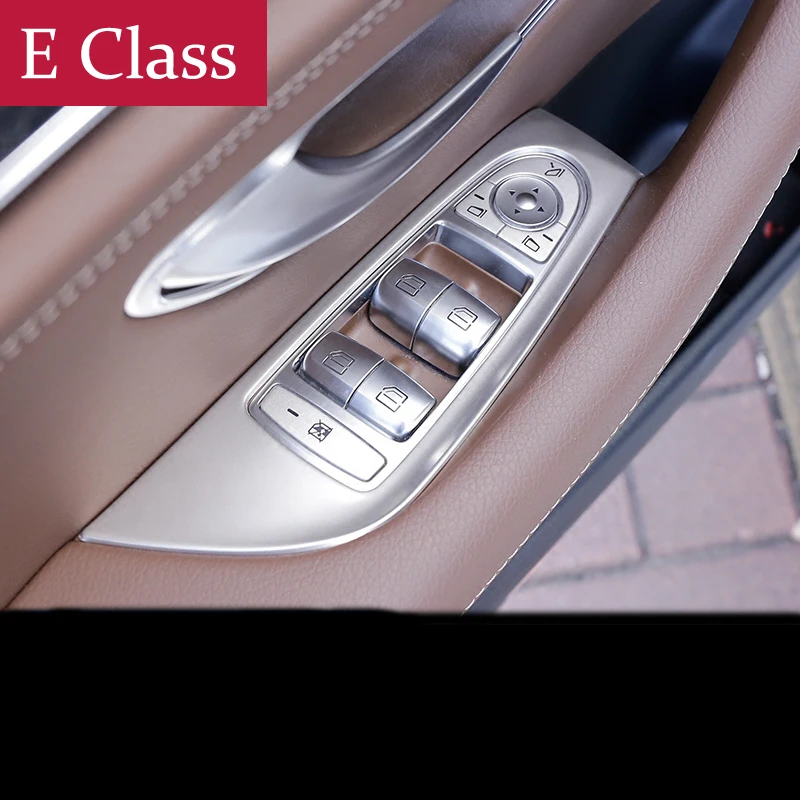 Автомобильный Стайлинг стекла кнопка переключения Блестящий Декор Рамка