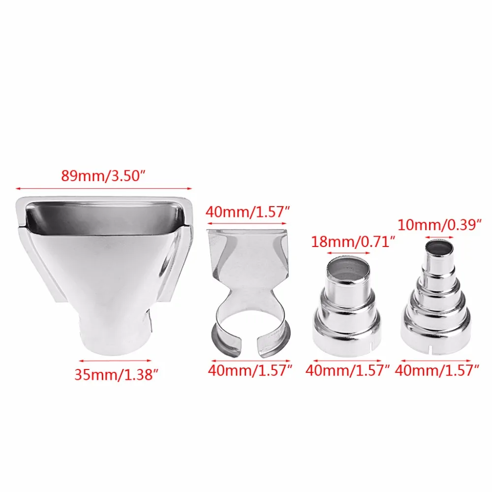 

4Pcs/lot Heat Gun Air Nozzles Electric Kit Accessories Industrial Tools Shrink Wrap New 2019