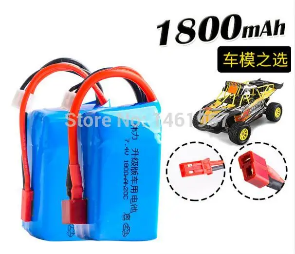 WLtoys Wltoys A949 A959 A969 A979 K929 b радиоуправляемая аккумуляторная батарея 7 4 V 1800mah|Детали и