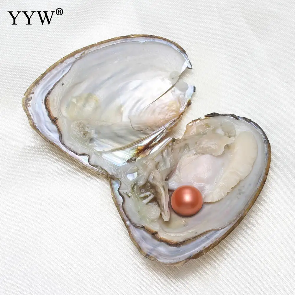 

Пресноводный Культивированный Жемчуг Love Wish Pearl Oyster Круглый смешанный цвет шарики свадебный подарок на день рождения 7-8 мм 50 шт./лот Вакуумны...