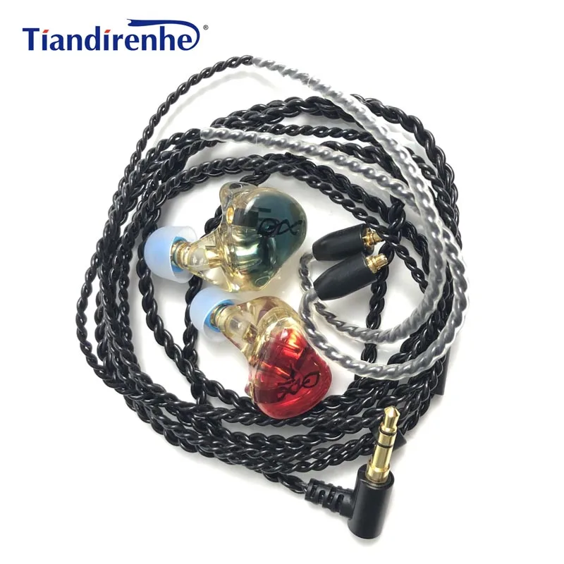 earphone with cable MMCX наушники в ухо гибридная технология пользовательские 3D печать перевернутые смолы наушники HIFI гарнитура VS SE215 - Цвет: earphone with cable